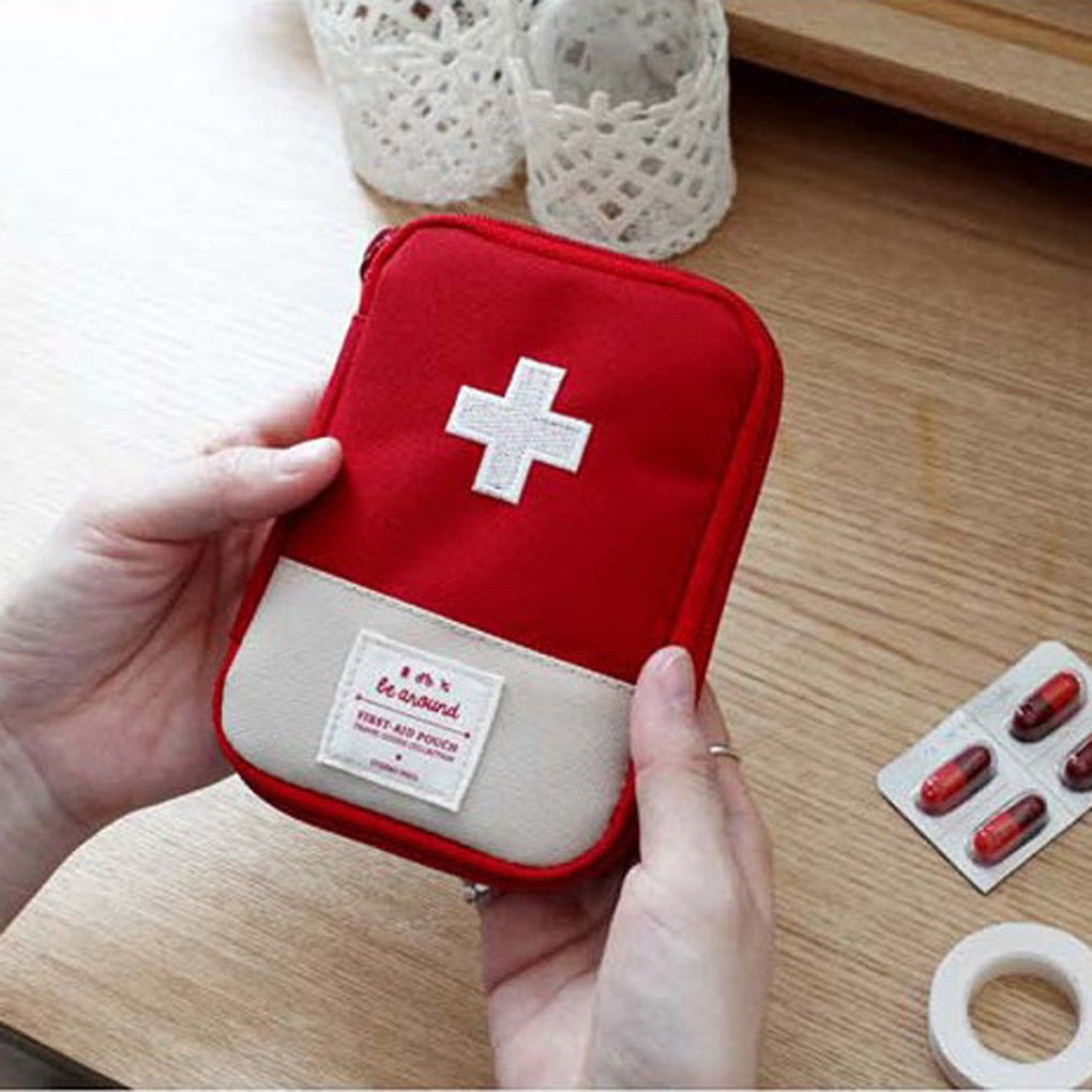 CUTELOVE Mini Outdoor First Aid Kit Bag Travel Portable Medicine Package  Emergency Kit Bags Medicine Storage Bag Small Organizers